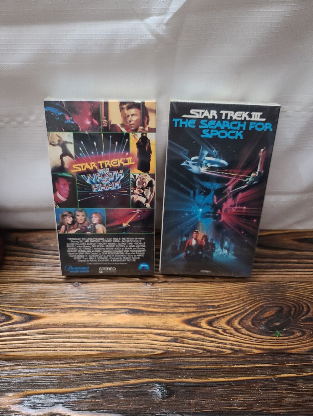 Star Trek II: The Wrath of Khan and III: The Search for Spock on VHS New Sealed